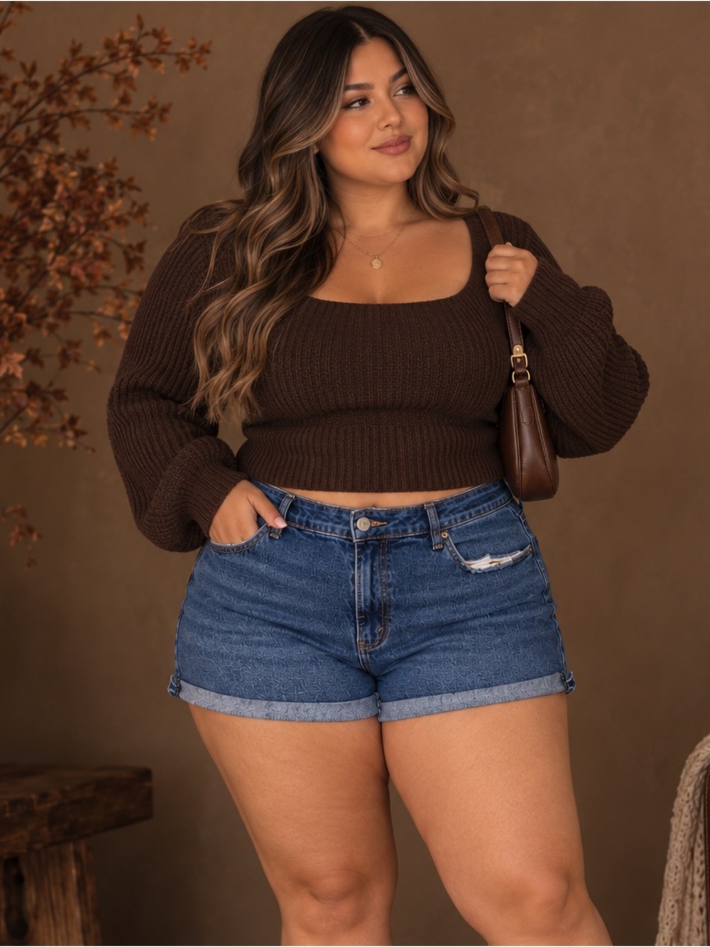 Abercrombie & Fitch Women's Plus Size 20 Dark Wash
Denim Jean Shorts